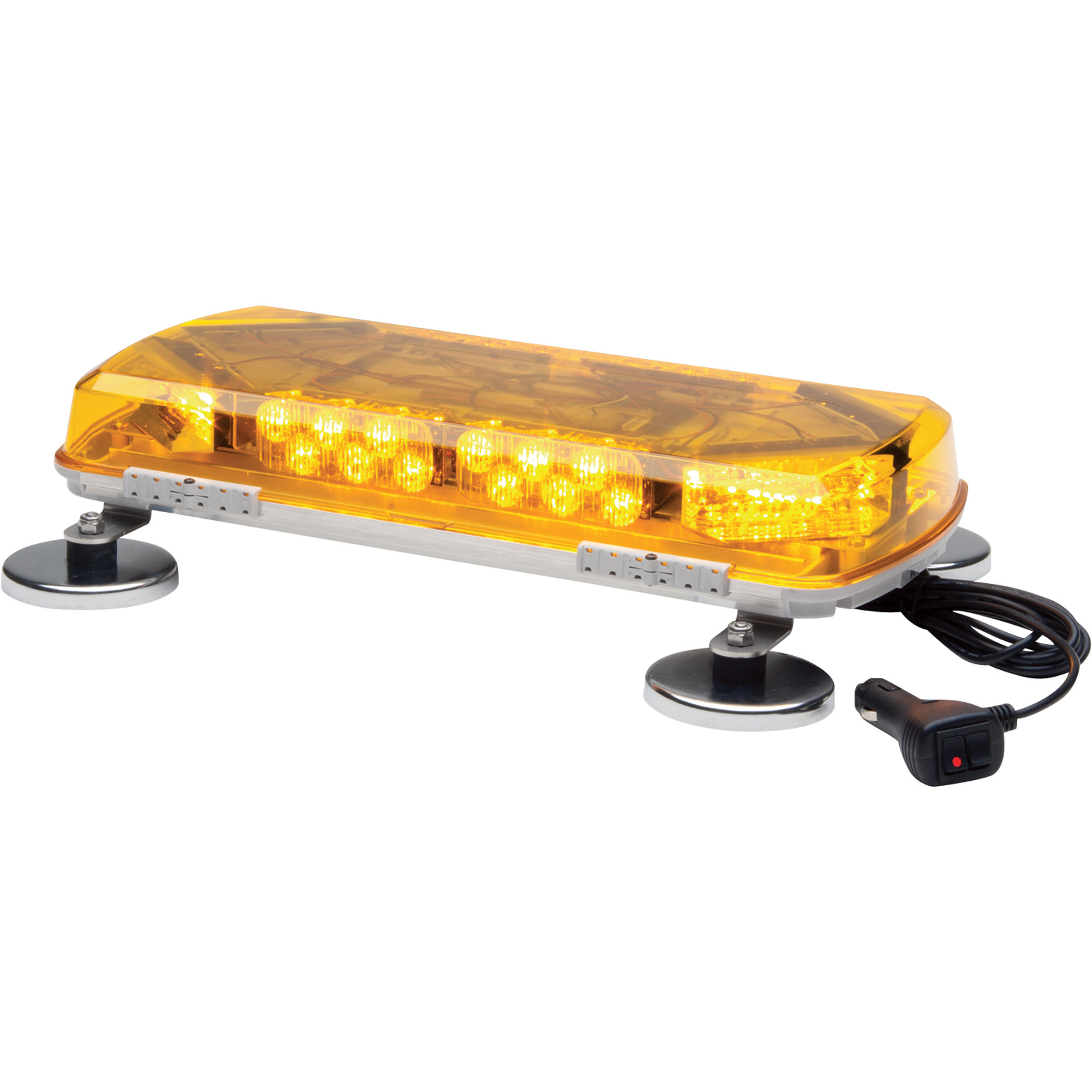 Whelen Century 16in. Mini LED Light Bar With Aluminum Base, Amber Lens, Model# MC16MA